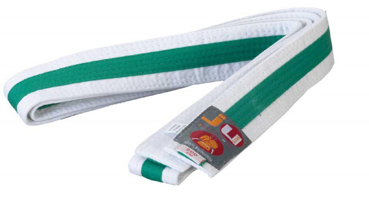 Ju-Sports Budogürtel weiß/grün/weiß Ju-Sports Budogürtel weiß/grün/weiß von Ju-Sports