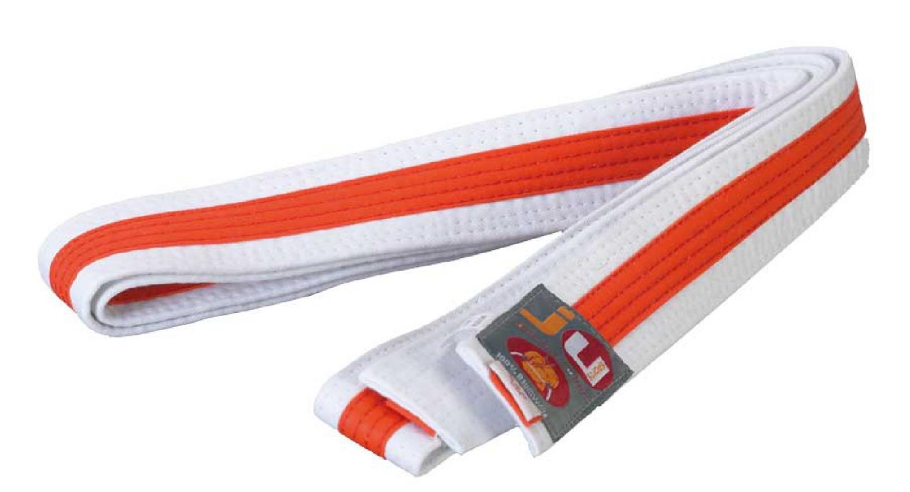 Ju-Sports Budogürtel weiß/orange/weiß Ju-Sports Budogürtel weiß/orange/weiß von Ju-Sports