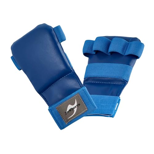 Ju-Sports Handschutz Ju Jutsu - blau, PU I Hochwertiger Wettkampf Handschoner für Kampfsport mit Klettverschluss I Für Damen, Herren, Jugendliche & Kinder I Größe L Ju-Sports Handschutz Ju Jutsu - blau, PU I Hochwertiger Wettkampf Handschoner für Kampfsport mit Klettverschluss I Für Damen, Herren, Jugendliche & Kinder I Größe L von Ju-Sports