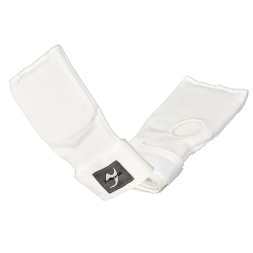 Ju-Sports Innenboxhandschuhe mit Bandage Senior - weiß, Baumwolle I Elastische Innenhandschuhe Boxen mit Knöchel & Rückhandpolster I Optimaler Schutz Ju-Sports Innenboxhandschuhe mit Bandage Senior - weiß, Baumwolle I Elastische Innenhandschuhe Boxen mit Knöchel & Rückhandpolster I Optimaler Schutz von Ju-Sports