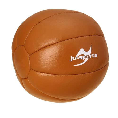 Ju-Sports Medizinball 6kg I Slam Ball aus hochwertigem Leder mit stabilen Nähten I Für alle Sportarten, gut für Krafttraining UVM. I Braun Ju-Sports Medizinball 6kg I Slam Ball aus hochwertigem Leder mit stabilen Nähten I Für alle Sportarten, gut für Krafttraining UVM. I Braun von Ju-Sports