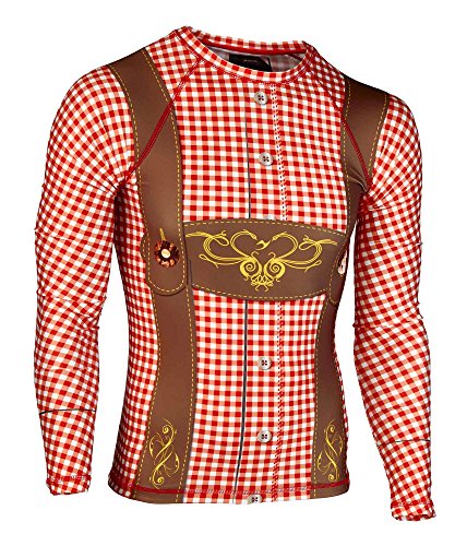 Ju-Sports Rashguard Bavaria C17 rot/weiß (L) von Ju-Sports