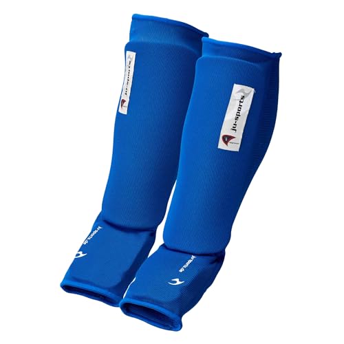 Ju-Sports - Spann Schienbeinschoner, blau, Baumwolle I Schoner für viele Kampfsportarten I Dehn- & waschbarer Spannschoner & Schienbeinschutz I Größe S Ju-Sports - Spann Schienbeinschoner, blau, Baumwolle I Schoner für viele Kampfsportarten I Dehn- & waschbarer Spannschoner & Schienbeinschutz I Größe S von Ju-Sports