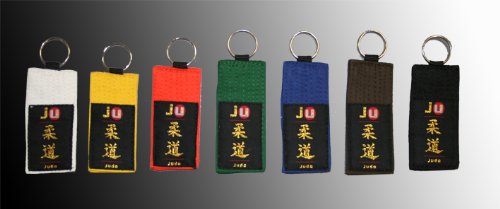 Ju-Sports Schlüsselanhänger Gürtel Judo schwarz von Ju-Sports