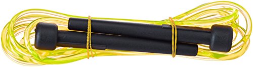 Ju-Sports Springseil Gelb 270cm I Aus Kunststoff mit Kunststoffgriffen I Optimal für das Fitness-Training, Kickboxen uvm. I Länge einstellbar Ju-Sports Springseil Gelb 270cm I Aus Kunststoff mit Kunststoffgriffen I Optimal für das Fitness-Training, Kickboxen uvm. I Länge einstellbar von Ju-Sports