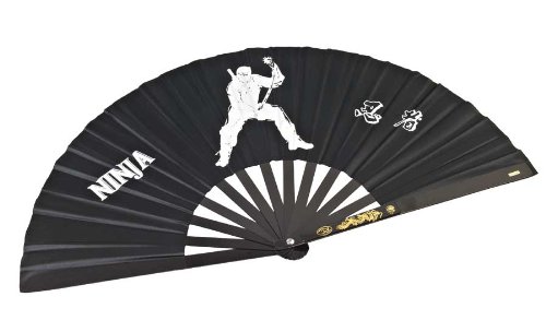 Ninja Fächer aus Stahl schwarz Ninja Fächer aus Stahl schwarz von Ju-Sports