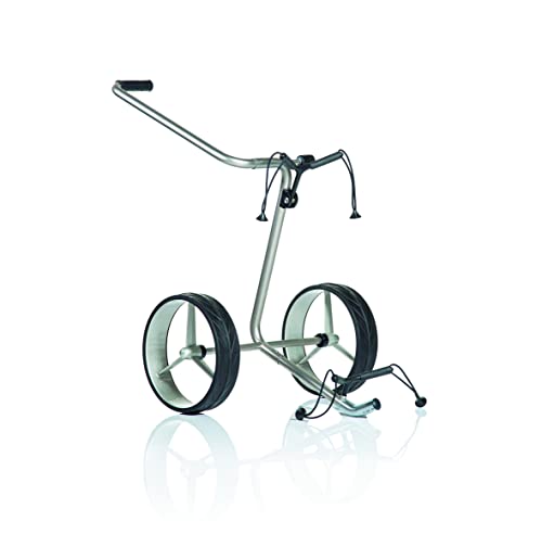 JuCad Junior 2-Rad Trolley, Super Lightweight, Foldable, Stainless Steel, for Kids <150cm von JuCad