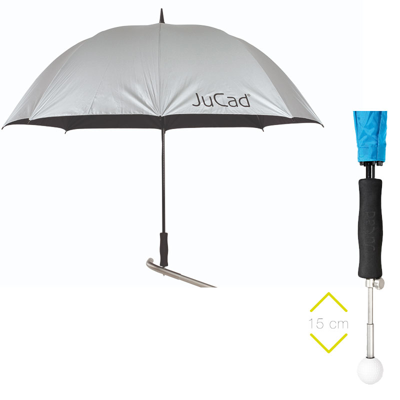 'JuCad Telekop Regenschirm silber (UV)' von JuCad