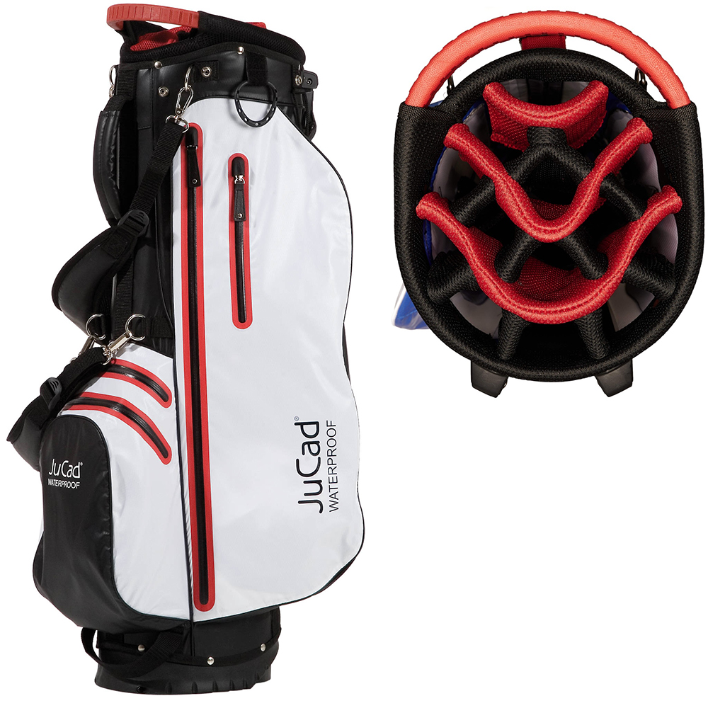 'Jucad 2in1 Waterproof Standbag schwarz/weiss/rot' von JuCad