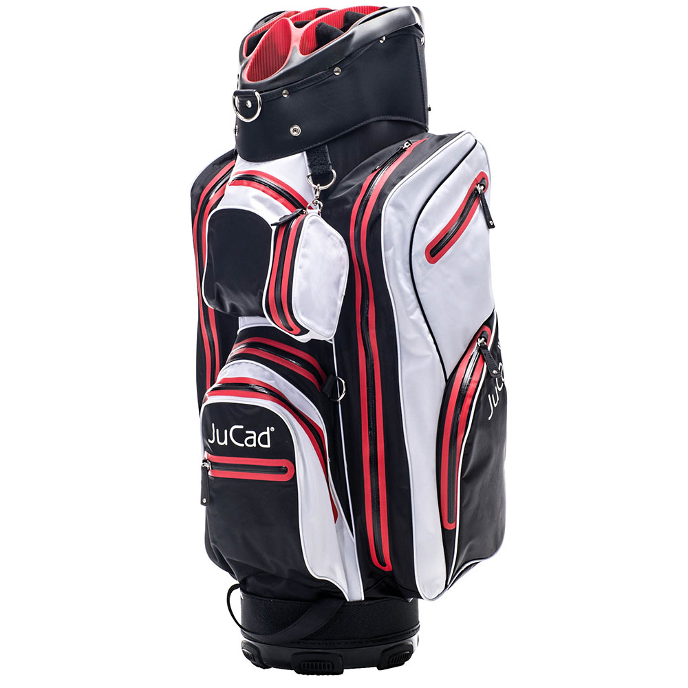 'Jucad Aquastop Cartbag schwarz/weiss/rot' von JuCad