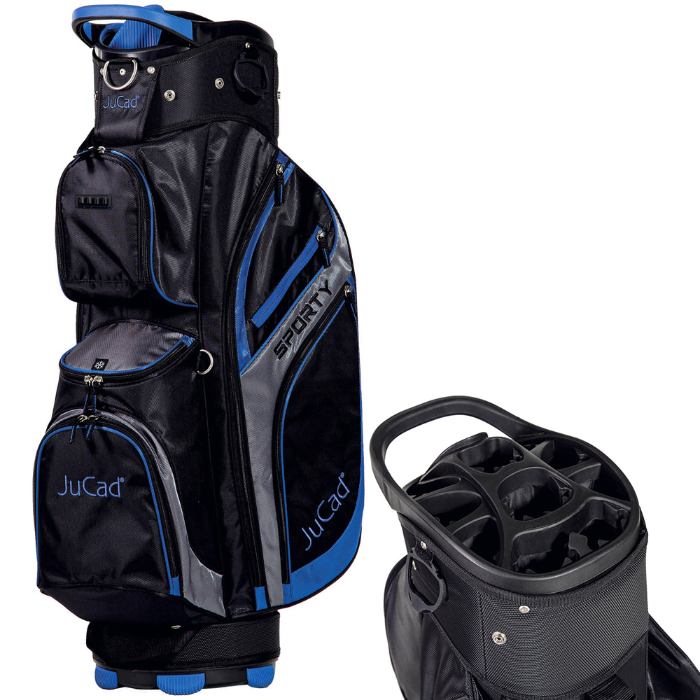 'Jucad Sporty Cartbag schwarz/blau' von JuCad