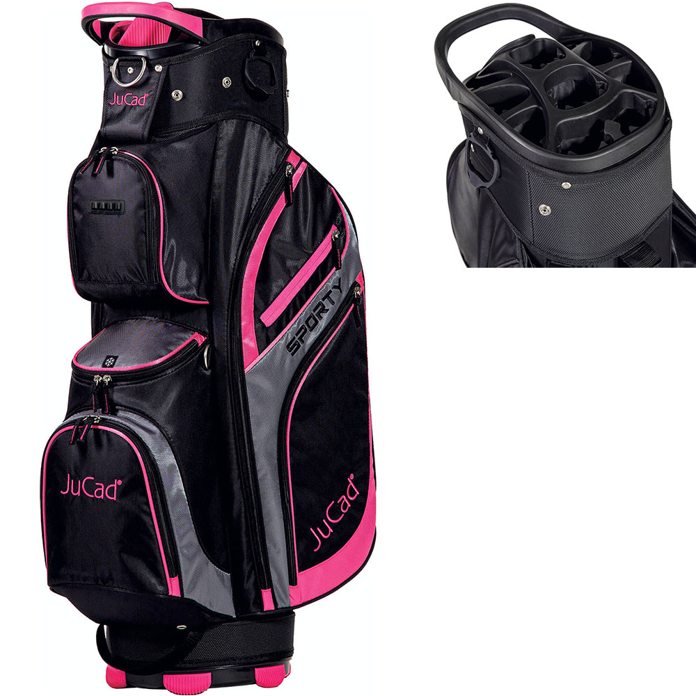 'Jucad Sporty Cartbag schwarz/pink' 'Jucad Sporty Cartbag schwarz/pink' von JuCad