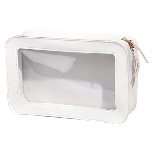 Transparente Make-up-Tasche, wasserdichte Make-up-Tasche, Aufbewahrungs-Make-up-Tasche, Reise-Kulturbeutel, Kosmetik-Organizer, Make-up-Aufbewahrungs-Organizer, transparenter Kulturbeutel, von Jubepk