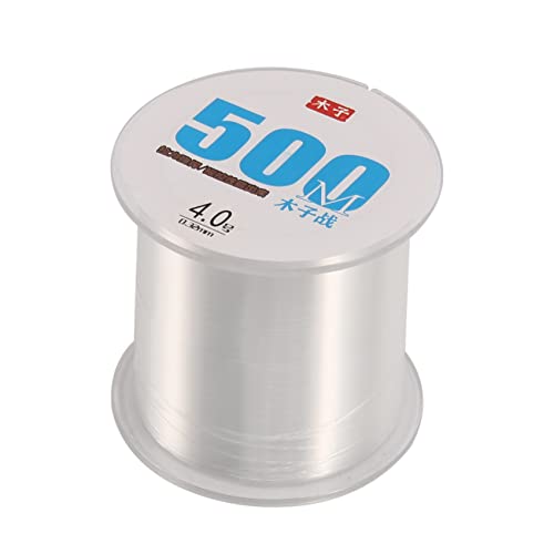 Jufjsfy 500 m 0,32 mm Monofilament, Angelstärke, Nylon, transparent von Jufjsfy