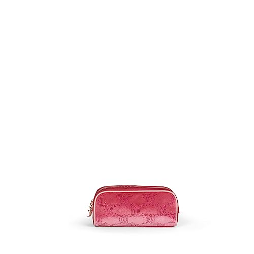 JUICY COUTURE - Beauty case Rambling Velour aus Polyester, kirschrot-pastellrosa (29 X 9 X 13 cm) von Juicy Couture