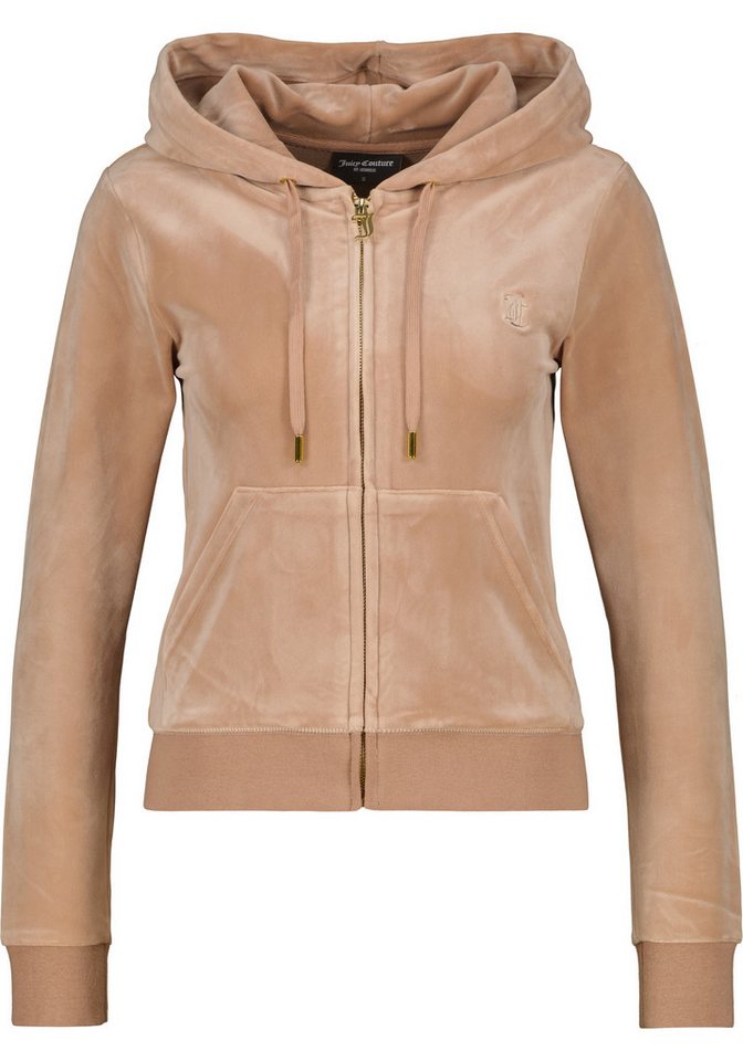 Juicy Couture Kapuzennickijacke ROBERTSON HOODIE GOLD HARDWARE Damen Trainingsjacke Damen, Sweatjacke mit Kapuze, Velour, mit Glitzer, Sale Juicy Couture Kapuzennickijacke ROBERTSON HOODIE GOLD HARDWARE Damen Trainingsjacke Damen, Sweatjacke mit Kapuze, Velour, mit Glitzer, Sale von Juicy Couture