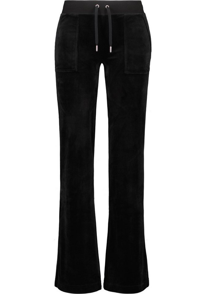 Juicy Couture Sweathose LAYLA LOW RISE POCKETED FLARE PANT Damen Trainingshose Damen, Sweathose, Velour, Jogginghose mit Glitzer, Sale Juicy Couture Sweathose LAYLA LOW RISE POCKETED FLARE PANT Damen Trainingshose Damen, Sweathose, Velour, Jogginghose mit Glitzer, Sale von Juicy Couture
