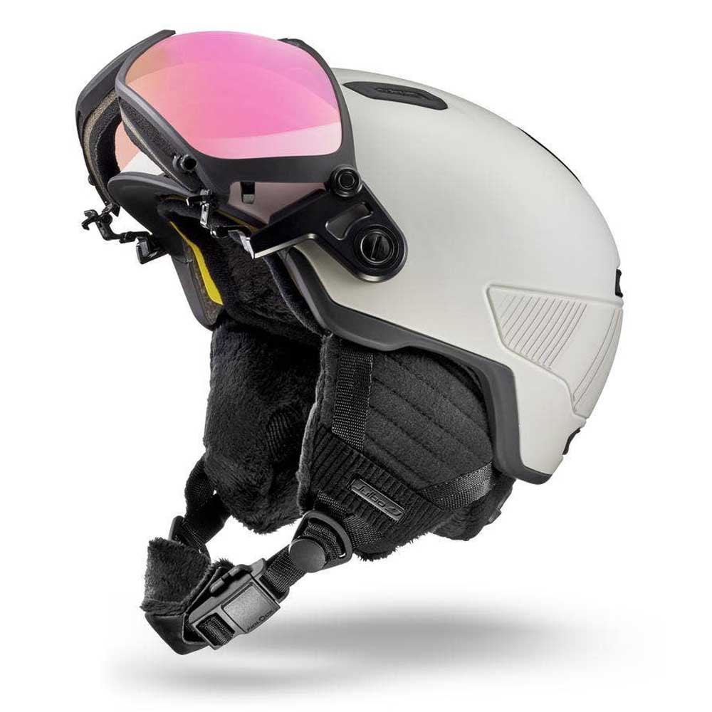 Julbo Globe Evo Mips Visor Helmet Schwarz 54-58 cm / Flash Rose/Reactiv CAT1-3 von Julbo