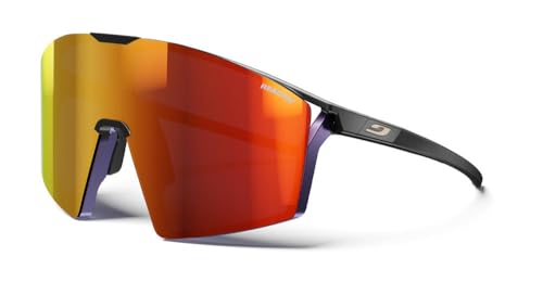 Julbo Unisex Edge Sunglasses, Schwarz/Schimmernd, One Size Julbo Unisex Edge Sunglasses, Schwarz/Schimmernd, One Size von Julbo