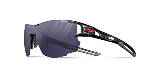 Julbo Women's Aerolite Sunglasses, Grau Durchscheinend Glänzend/Schwarz, One Size von Julbo