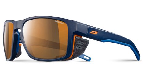 julbo shield cameleon sonnenbrille blau   orange von Julbo