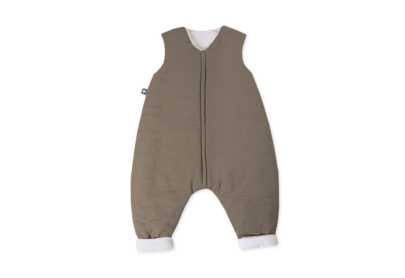 Julius Zöllner Babyschlafsack Schlafsack Jumper gefüttert Musselin nougat 92 (1 tlg), Schlafsack Babyschlafsack von Julius Zöllner