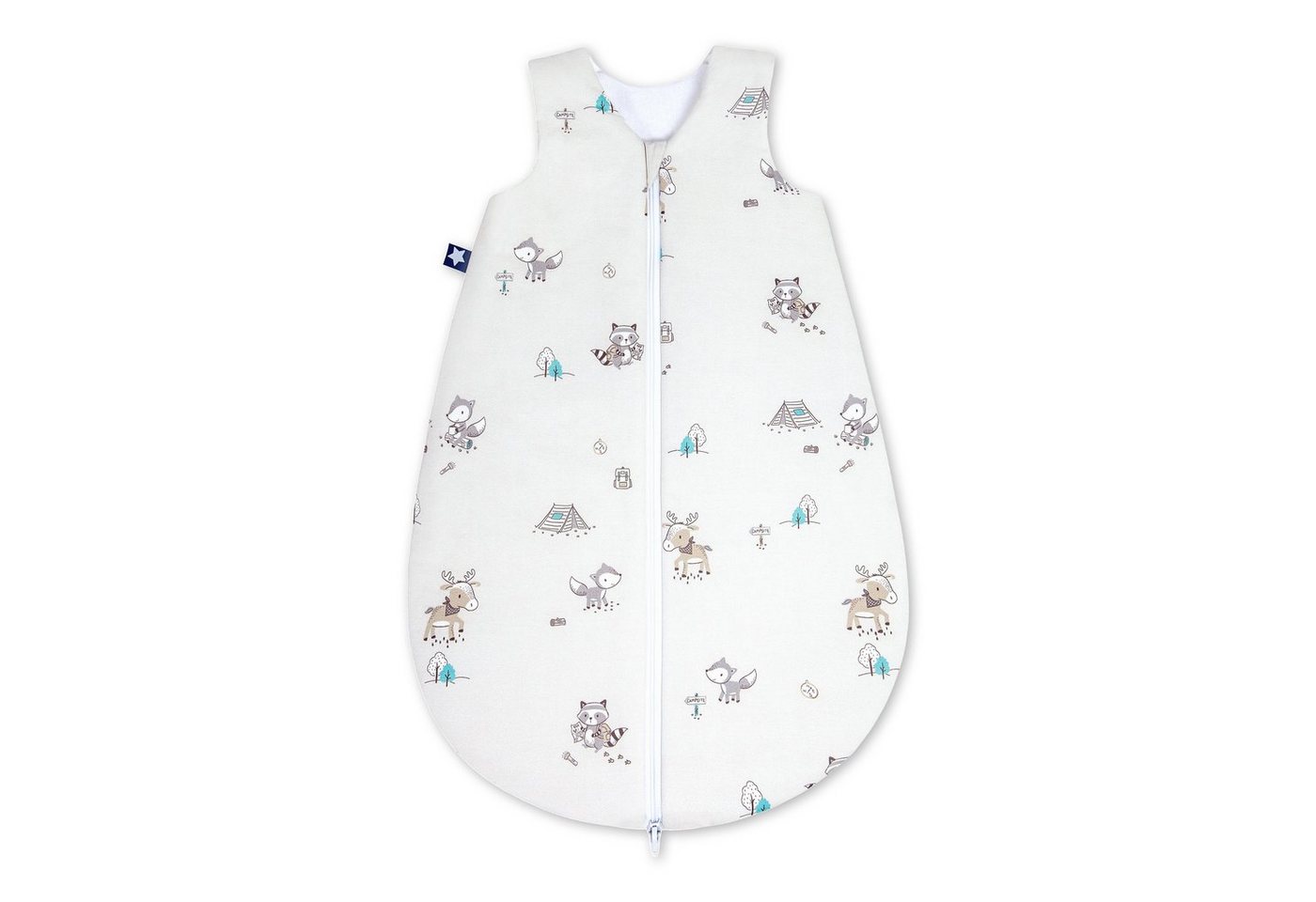 Julius Zöllner Babyschlafsack Sommerschlafsack Jersey Fuchs & Elch 86 von Julius Zöllner