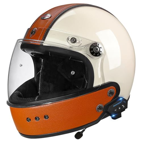 Bluetooth Motorradhelm mit Visier, Motorrad Herren Damen Modularhelm Klapphelm mit Dual-Lautsprecher-Headset Automatische Anrufannahme, Integralhelm Fahrradhelm ECEDOT geprüft 50,2XL=63-64CM von JunPing