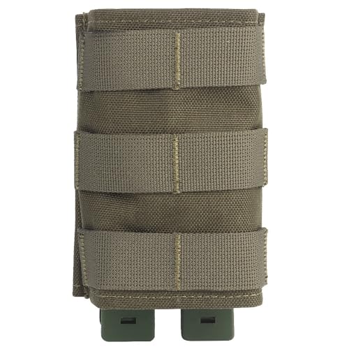 Tactical Fast 7.62 Single Mag Pouch (Lang) Keileinsatz Magazintasche Airsoft Jagdzubehör(OD) von Jungle Leopard