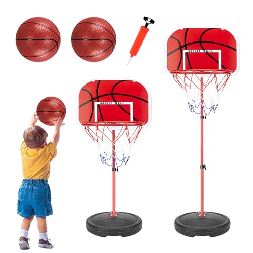 JurciCat Basketballkorb Kinder Basketballkorb Outdoor Mit 2 Basketbälle Und 1 Eine Pumpe Höhenverstellbarer Basketball Korb Für Kinder Von Ab 3 Jahre Jahren Für Drinnen Und Draußen Basketballkörbe JurciCat Basketballkorb Kinder Basketballkorb Outdoor Mit 2 Basketbälle Und 1 Eine Pumpe Höhenverstellbarer Basketball Korb Für Kinder Von Ab 3 Jahre Jahren Für Drinnen Und Draußen Basketballkörbe von JurciCat