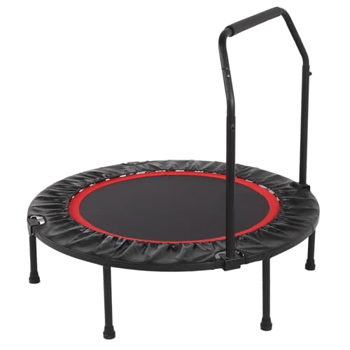 Übungs-Trampolin-Rebounder, Mini-Trampolin-Fitness-Rebounder-Übungssprung 40,2 X 45,1 Zoll für und Erwachsene, Indoor-Gartentraining von Juroupi