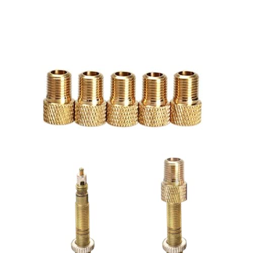 Juscycling Presta auf Schrader Tube Pumpe Werkzeug Konverter Fahrrad Reifen Ventil Adapter 5 Stück/Beutel Juscycling Presta auf Schrader Tube Pumpe Werkzeug Konverter Fahrrad Reifen Ventil Adapter 5 Stück/Beutel von Juscycling