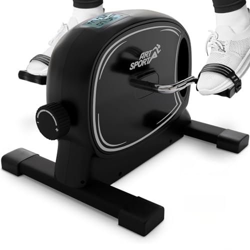 Juskys Pedaltrainer Sportivo - leiser Heimtrainer, Fitnessgerät, Senioren, Armtrainer, Beintrainer, Mini Fahrrad für Zuhause von Juskys