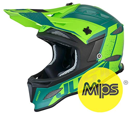 Just 1 Helmets Just1 Jdh Assault Green + MIPS XL Downhill/MTB/Enduro Unisex Adult XXL grün von Just 1 Helmets