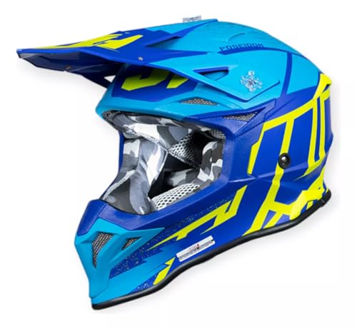 JUST1 Helmet J39 Poseidon Blue-Yellow 60-L JUST1 Helmet J39 Poseidon Blue-Yellow 60-L von Just 1