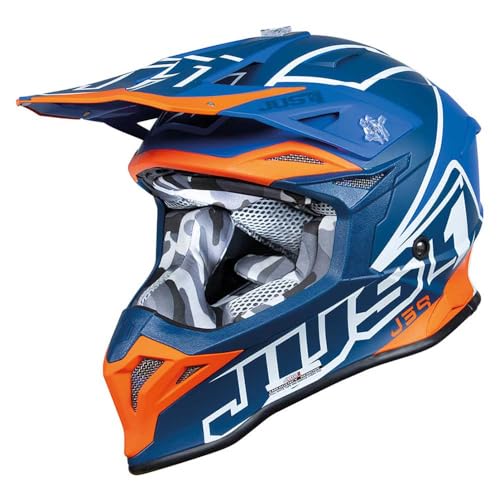 JUST1 Helmet J39 Thruster Blue-Orange 58-M JUST1 Helmet J39 Thruster Blue-Orange 58-M von Just 1