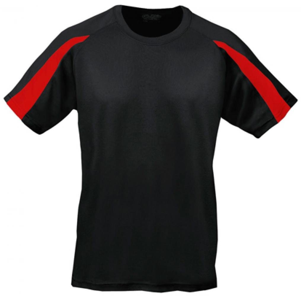 Just Cool Trainingsshirt Contrast Cool Sport T-Shirt + WRAP zertifiziert von Just Cool