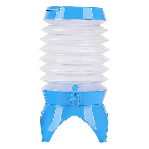 Outdoor-Wassertank, Wassertank, faltbarer Wasserbehälter, Wasserspeicher-Träger, faltbarer 3,5 l - 9,5 l Outdoor-Wassertank für Reisen und Picknicks, tragbarer abnehmbarer Wasserträger für von Jvjggag