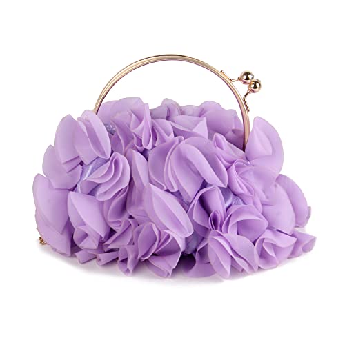 Jywmsc Damen Blumen Clutch Geldbörsen Satin Blume Abend Tasche Party Prom Handtaschen Jywmsc Damen Blumen Clutch Geldbörsen Satin Blume Abend Tasche Party Prom Handtaschen von Jywmsc