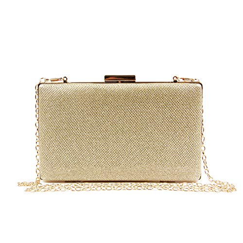 Jywmsc Damen Clutches Glitzernd Abendtasche mit Kettenriemen für Hochzeitsfeier Party Jywmsc Damen Clutches Glitzernd Abendtasche mit Kettenriemen für Hochzeitsfeier Party von Jywmsc