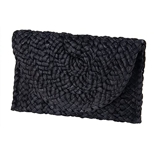 Jywmsc Damen Stroh Clutch Geldbörse Sommer Strandtaschen Umschlag Geldbörse gewebte Handtaschen Jywmsc Damen Stroh Clutch Geldbörse Sommer Strandtaschen Umschlag Geldbörse gewebte Handtaschen von Jywmsc