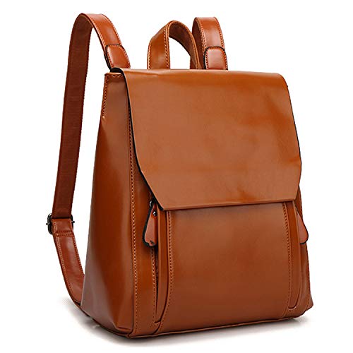 Jywmsc Frauen Lederrucksack Wasserdicht Schule College-Tasche Magnetverschluss Rucksack für M?dchen Jywmsc Frauen Lederrucksack Wasserdicht Schule College-Tasche Magnetverschluss Rucksack für M?dchen von Jywmsc