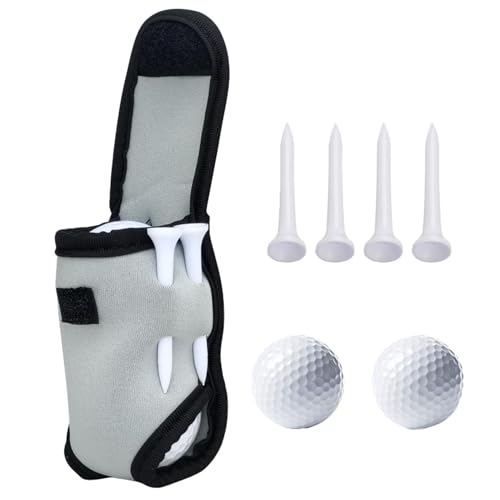 Jyxuyy Golfballtasche, kleine Golfballtasche, Mehrzweck-Outdoor-Golf-Tee-Tasche, schmutzabweisende Aufbewahrungstasche, wasserdichte Golfballtasche, tragbare Aufbewahrungstasche für Reisen, von Jyxuyy