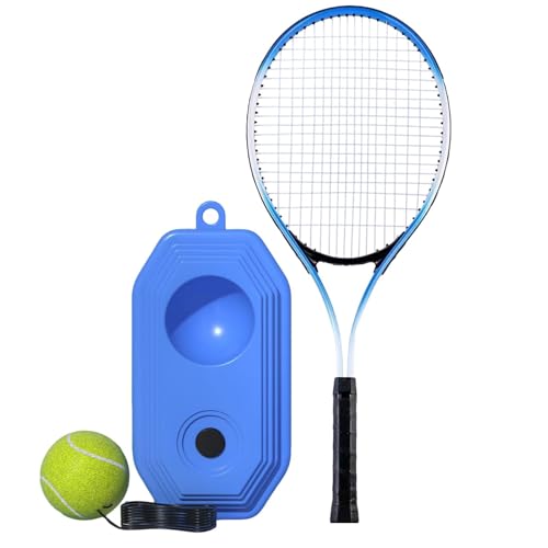 Tennis Trainer Set, Solo Tennis Trainer, Tennis Training Equipment - Practice Equipment for Kids Beginners, Includes Storage Bag, Base, Ball, Racket, Practice Equipment for Kids Beginners von Jyxuyy