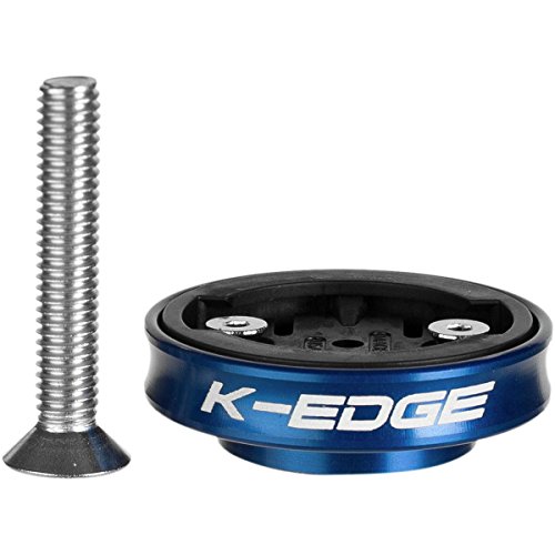 K-Edge Unisex – Erwachsene Garmin Gravity Halterungen, Blue Anodize, One Size von K-EDGE