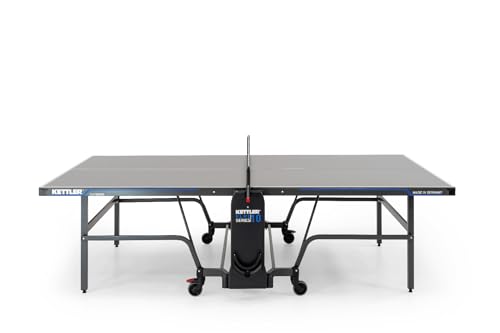 Kettler Tischtennisplatte K10 Outdoor – Klappbar, wetterfest und stabil – Made in Germany – Schwarz von KETTLER