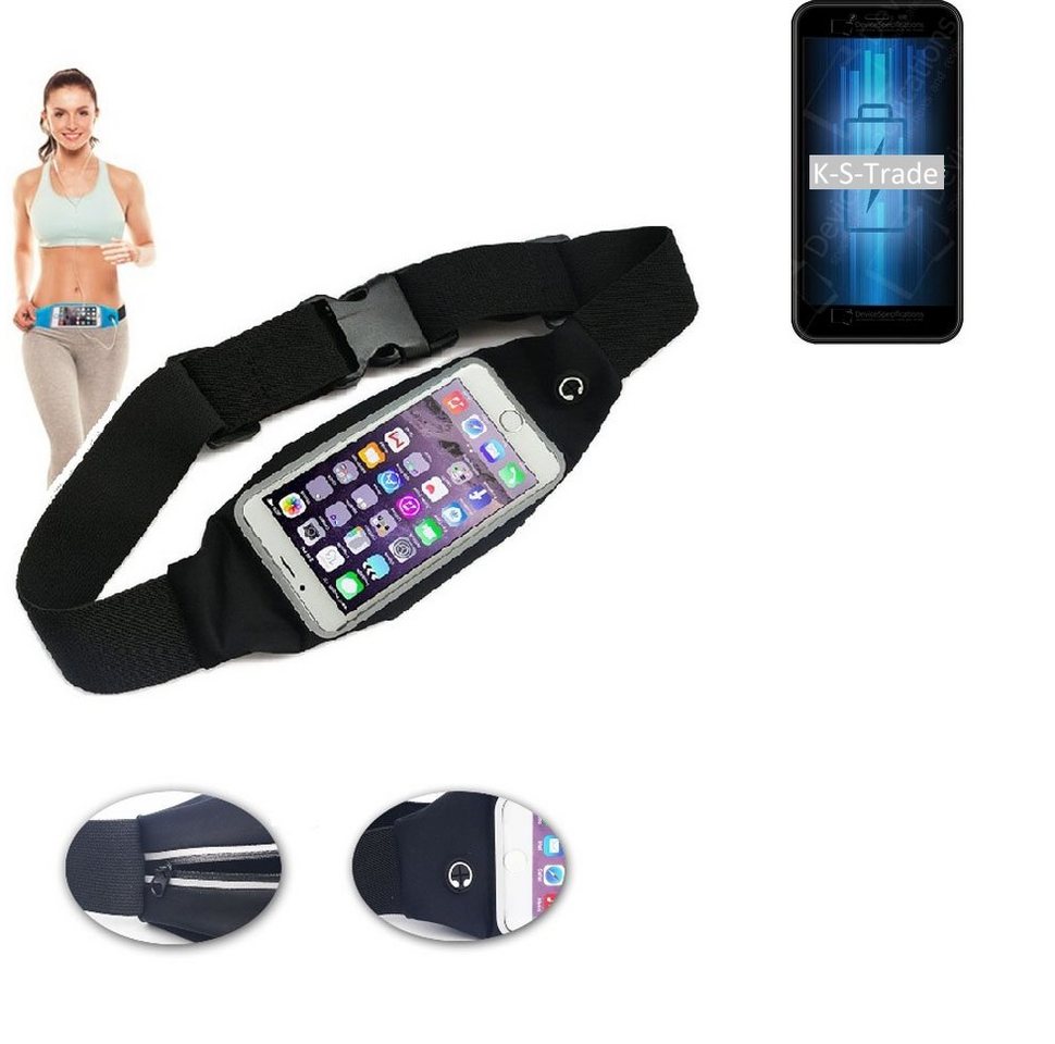 K-S-Trade Handyhülle für Energizer Ultimate U505S, Jogging-Armband Gürteltasche Umhängetasche Bauchtasche schwarz K-S-Trade Handyhülle für Energizer Ultimate U505S, Jogging-Armband Gürteltasche Umhängetasche Bauchtasche schwarz von K-S-Trade