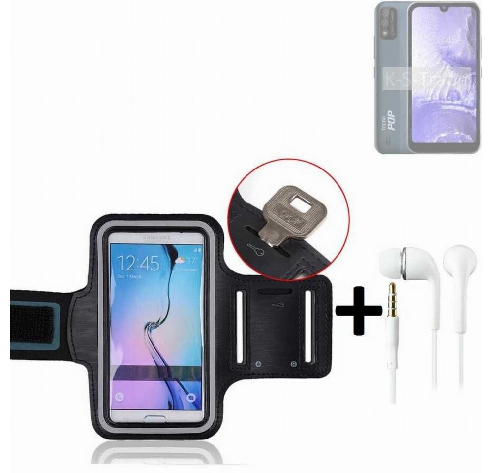 K-S-Trade Handyhülle für Tecno Pop 5S, TOP SET Neopren Jogging Armband Sportarmband Oberarmband schwarz K-S-Trade Handyhülle für Tecno Pop 5S, TOP SET Neopren Jogging Armband Sportarmband Oberarmband schwarz von K-S-Trade