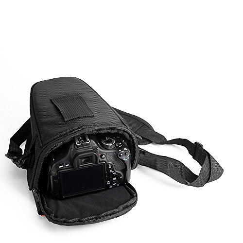 K-S-Trade Kameratasche Für Canon EOS 90D Kameratasche Fototasche Schultertasche Umhängetasche Für Canon EOS 90D Colt Für Systemkameras von K-S-Trade