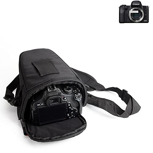 K-S-Trade Kameratasche Für Canon EOS M50 Kameratasche Fototasche Schultertasche Umhängetasche Für Canon EOS M50 Colt Für Systemkameras von K-S-Trade